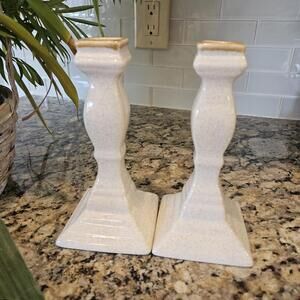 Vintage Mikasa Candlesticks Garden Club Day Dreams Blue Flowers Floral Japan